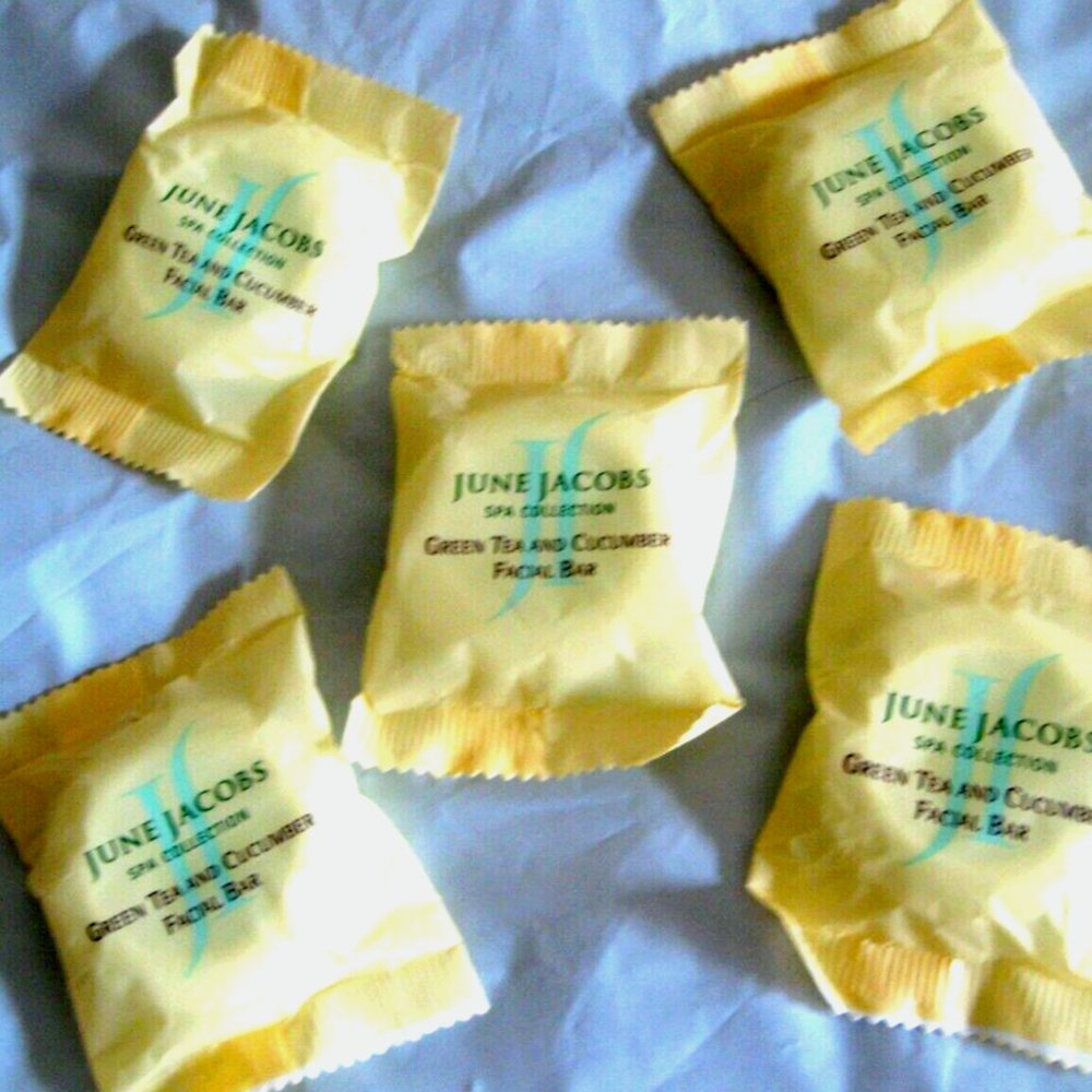 LOT of 12 June Jacobs Spa Collection Green Tea & Cucumber Facial Bar .88 oz each